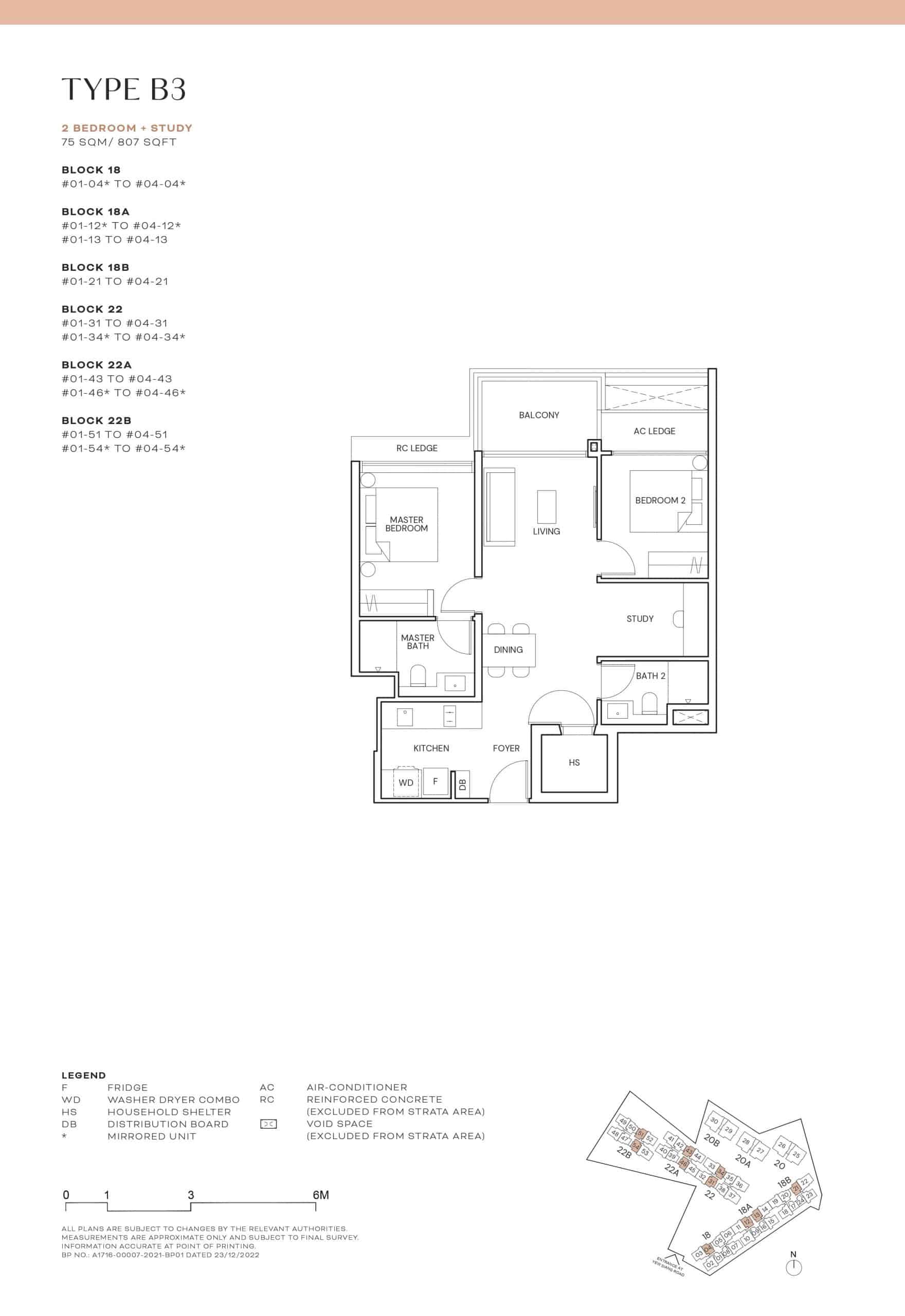 Terra Hill Floor Plan Type B3