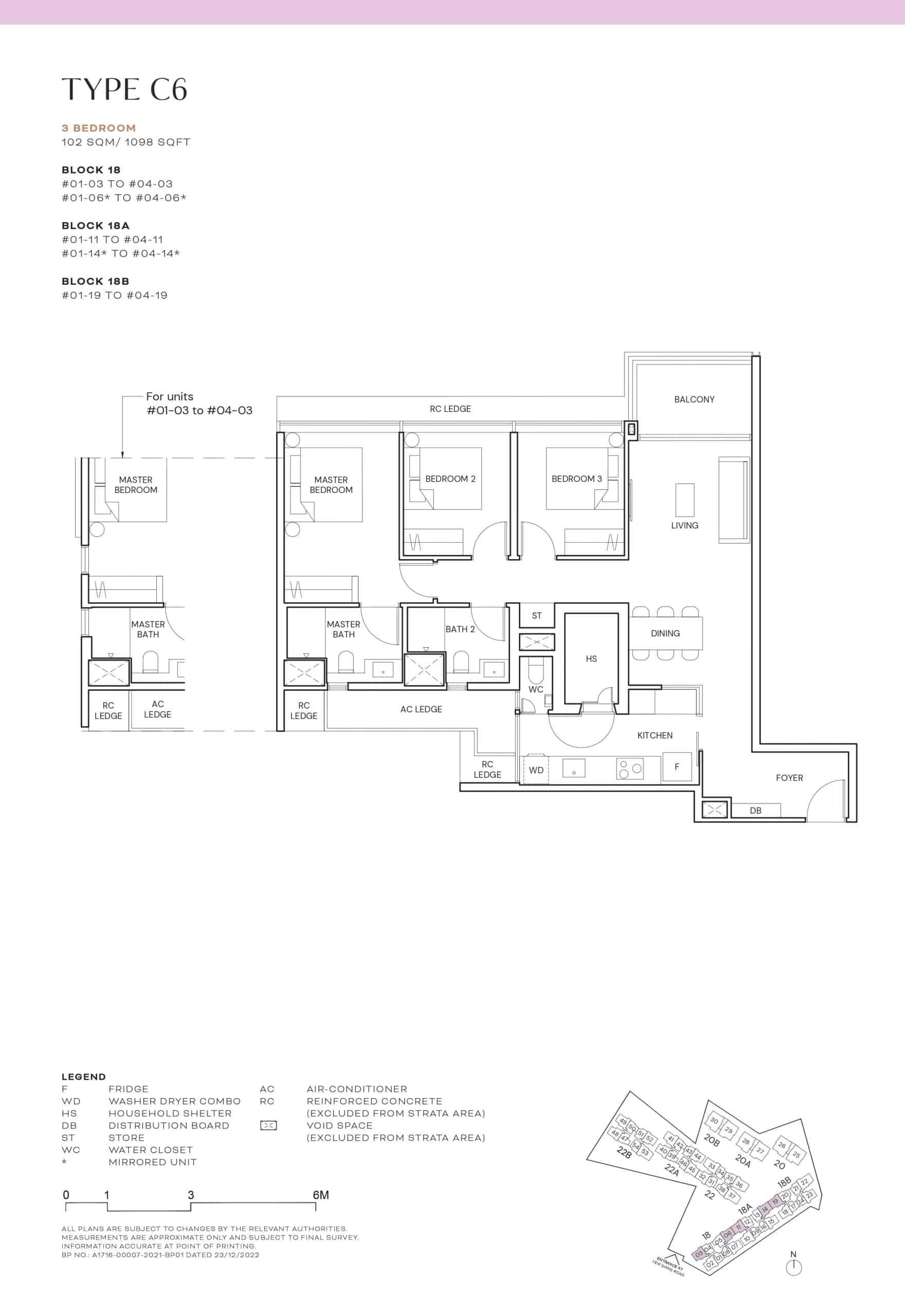 Terra Hill Floor Plan Type C6